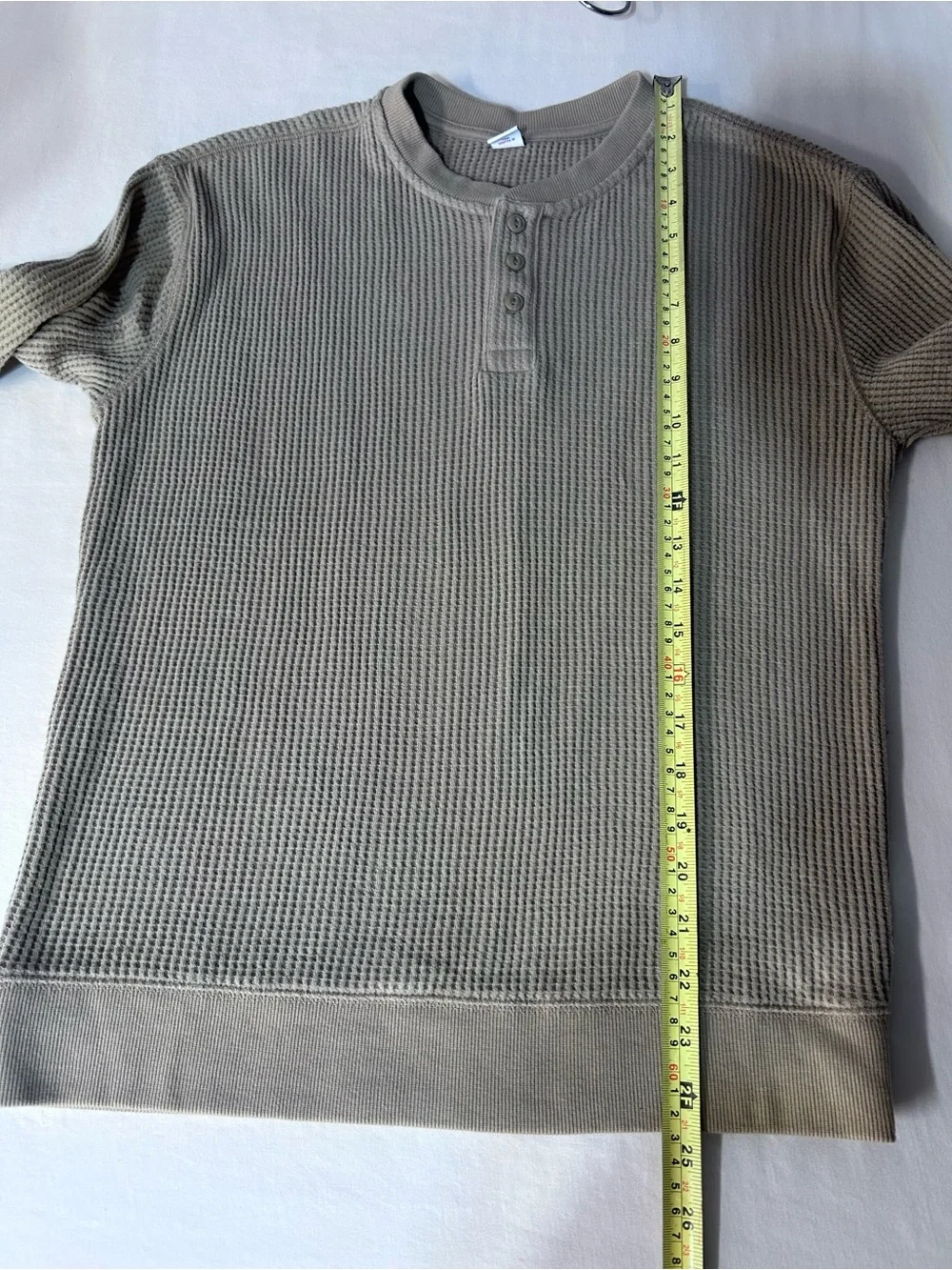 Old Navy Long-Sleeve Thermal-Knit Henley T-Shirt for Boys XL
